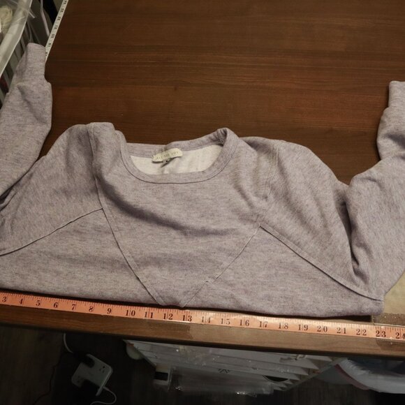 Allison Joy 80's Sweatshirt Women XS Gray  Lounge Wear Trendy Retro Weekend Soft - Picture 11 of 16